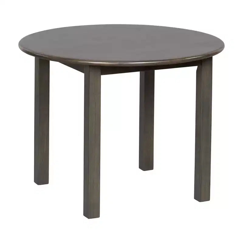 30in x 30in Round Hardwood Table with 22in Legs, Children's Furniture