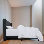 Panel Bed Charcoal Gray